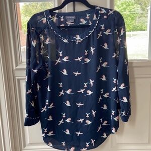 Cute bird dressy top